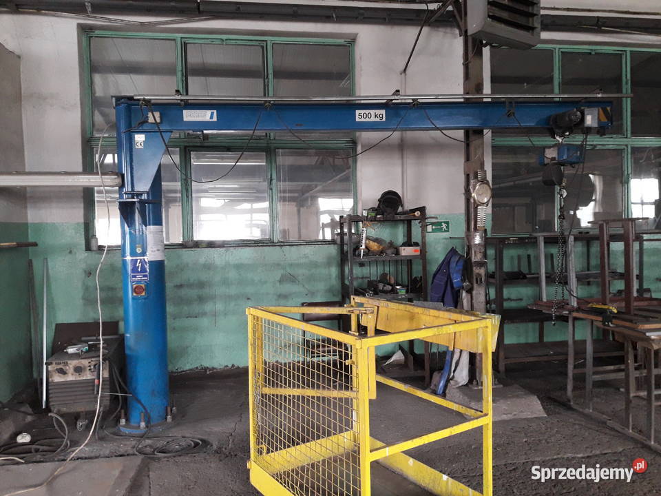 Żuraw slupowy obrotowy 500 solidny Produkcja Lidzbark sprzedam