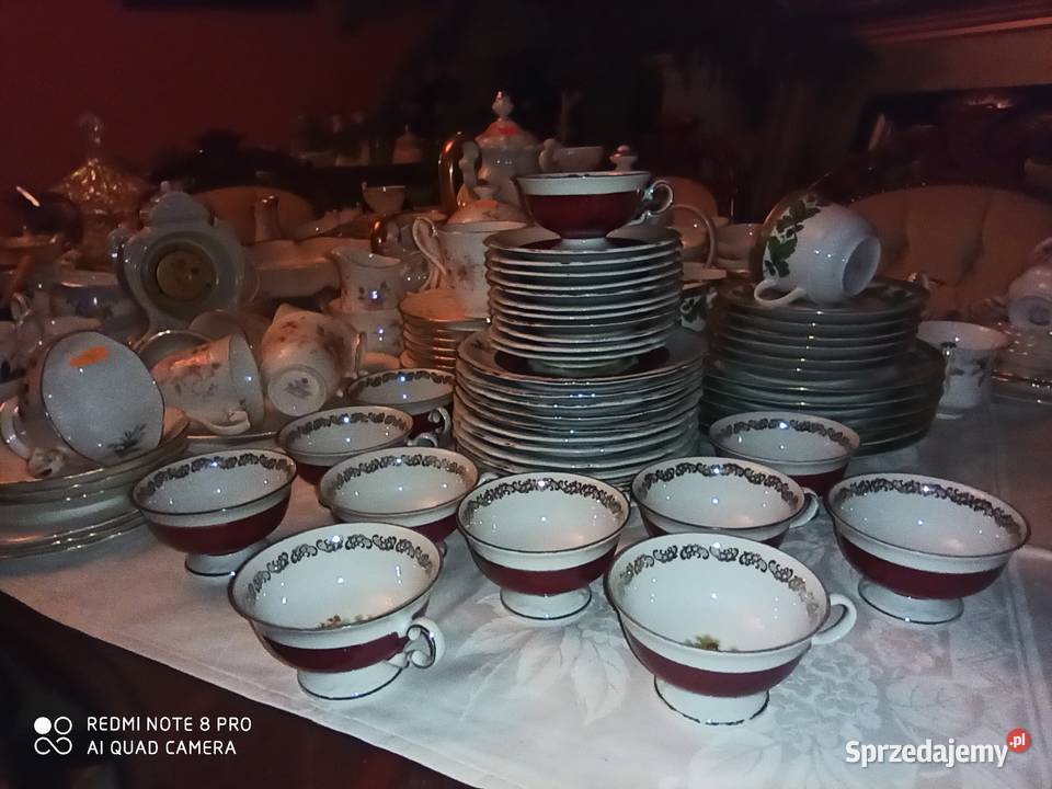 Filiżanka z talerzykiem Alka Import Gdańsk sprzedam