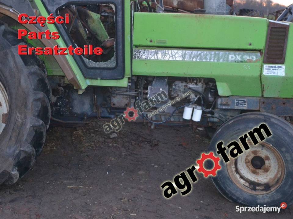 Deutz DX 90 części skrzynia biegów silnik oś dolnośląskie Byków