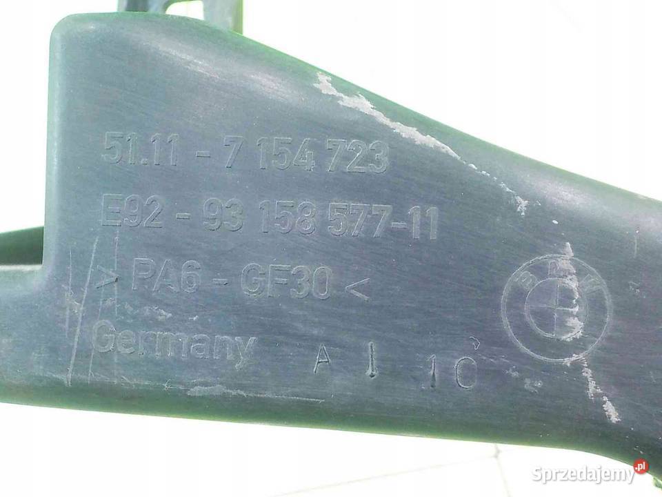 BMW 3 E92 MPAKIET 07r 2D slizg pod lampe lewy mazowieckie Suków