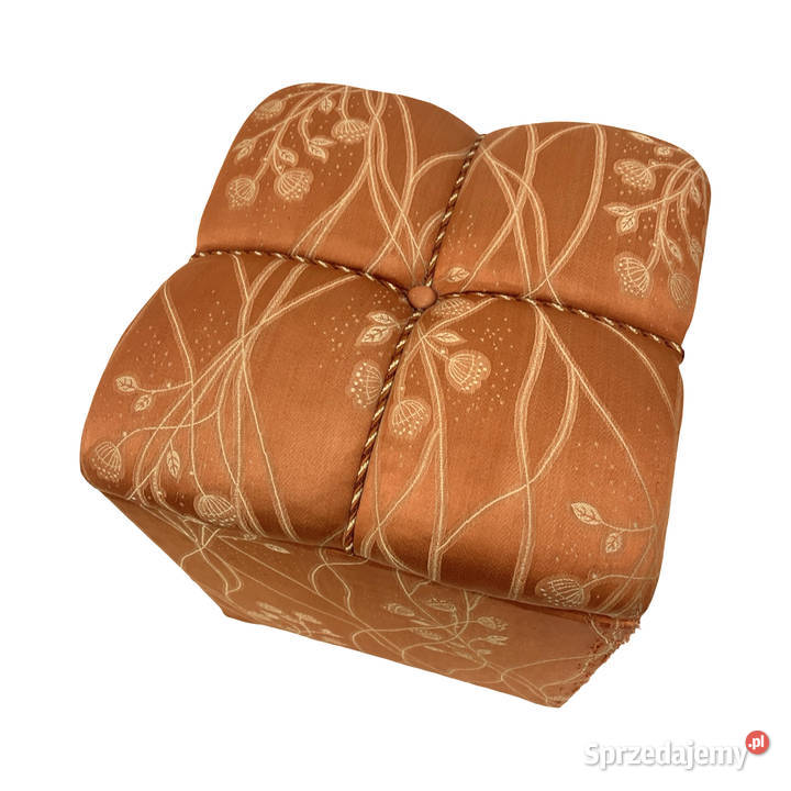 Art Deco pufa tapicerowana ze schowkiem Niemcy sprzedam