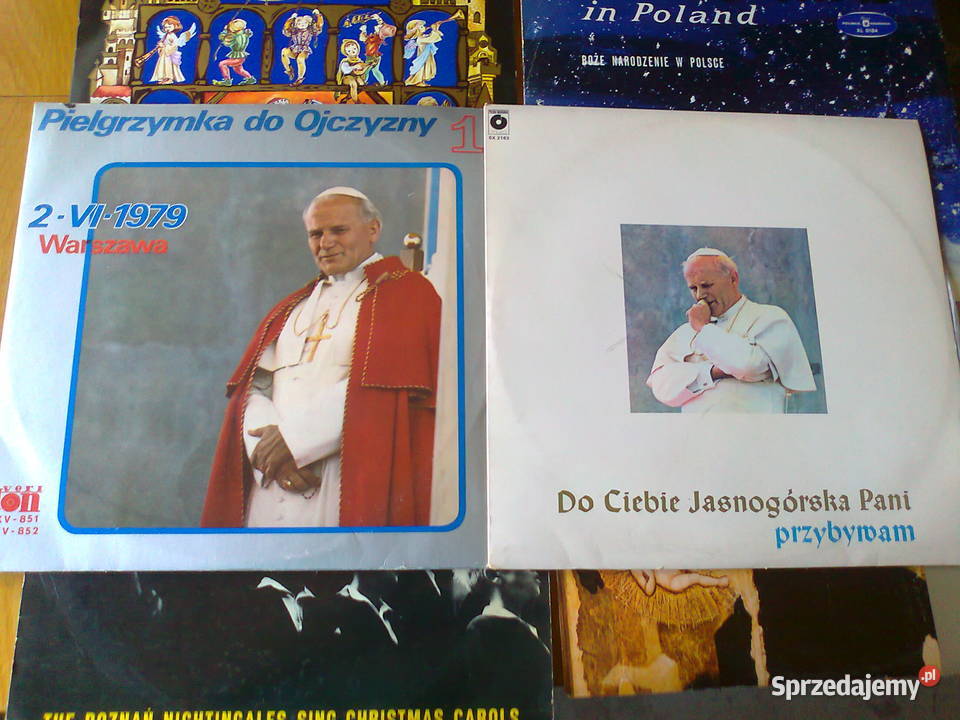 Płyty winylowe kolędy poważna rozrywka JPII podlaskie Łomża