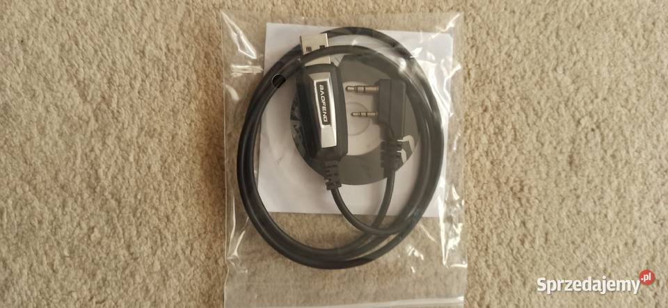 Kabel USB do programowania z płytą CD Baofeng Białystok sprzedam