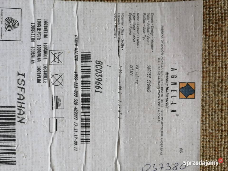 Sprzedam dywan 3 x 25 m 2.5m kujawsko-pomorskie Włocławek