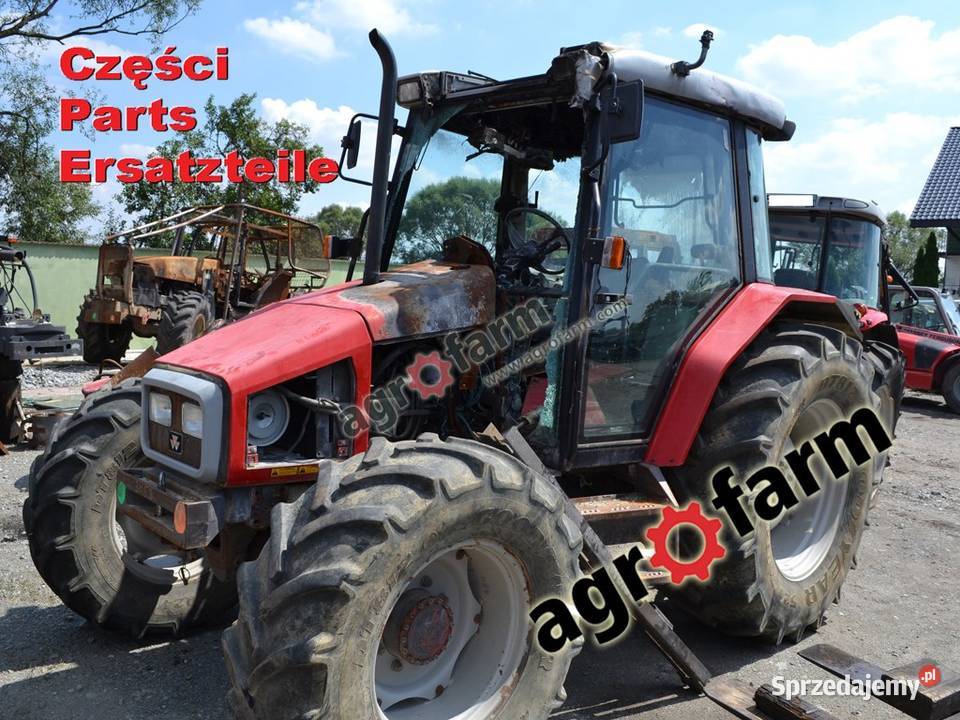 Massey Ferguson 6140 części skrzynia biegów oś Byków