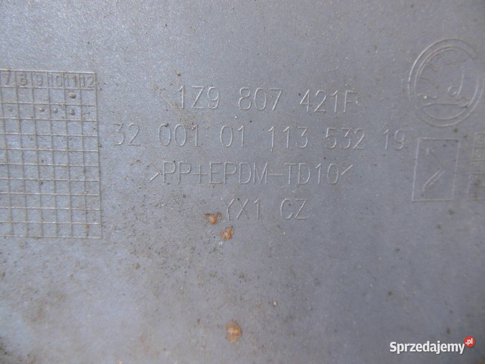 ZDERZAK TYŁ TYLNY SKODA OCTAVIA II 1Z9807421F Zderzaki