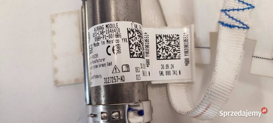 VW TIGUAN ALLSPACE KURTYNA AIRBAG LEWA