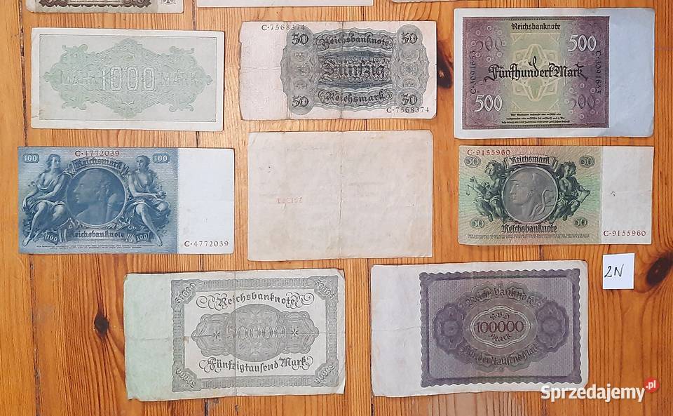 Zestaw Starych Banknotów N2 Gliwice