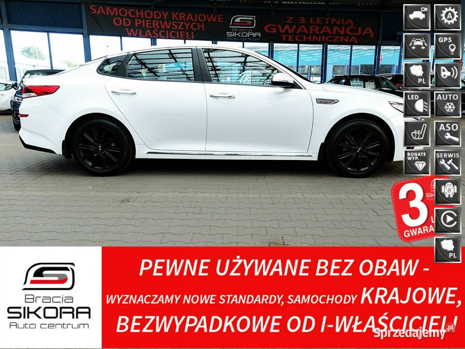 Kia Optima AUTOMATLedNaviKameraSkóra BIAŁA PERŁA ogranicznik prędkości Optima Mysłowice