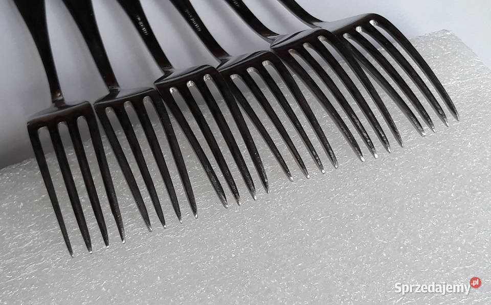 zwykłe Widelce obiadowe 3 KROPLA WODY Gerlach śląskie Dąbrowa Górnicza