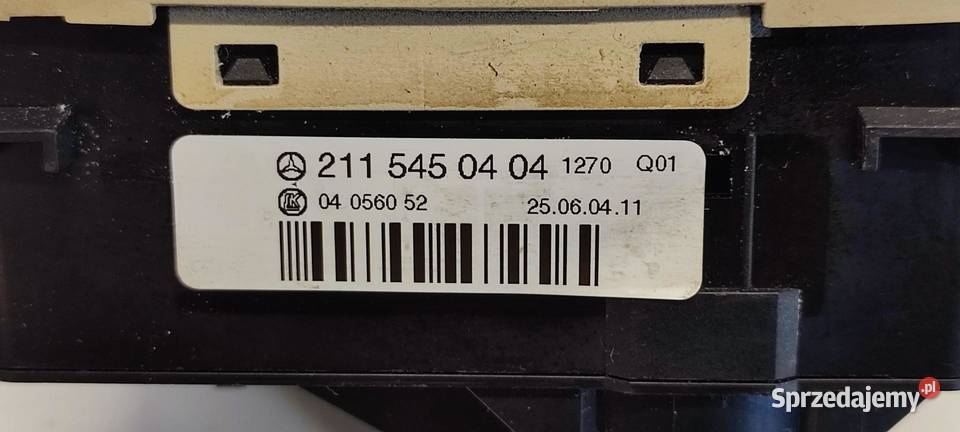 MERCEDES W211 PRZEŁĄCZNIK ŚWIATEŁ A2115450404 dolnośląskie sprzedam