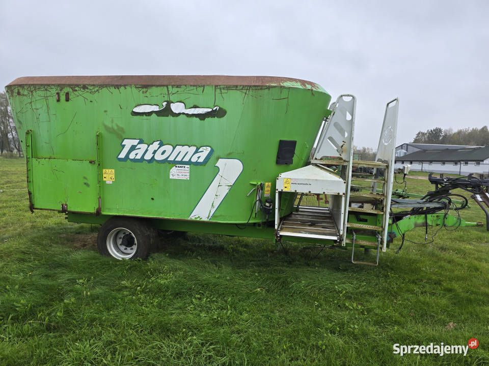 Wóz paszowy TATOMA MV20DUP 20 m3 2 stopniowa mazowieckie Drężewo
