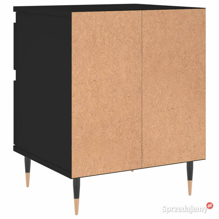 Szafka nocna czarny 40x35x50 materiał Warszawa
