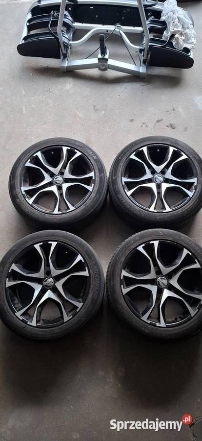 Alufelgi Spath SP29 17 5x108 Ford Peugeot Czarne Błoto