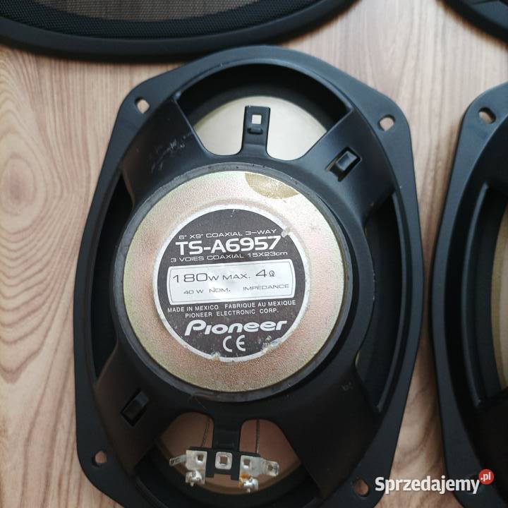 Głośniki samochodowe Pioneer TSA6957 180W 6x9" Głośniki Stronie Śląskie
