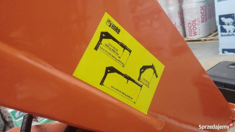 HIAB 550 650 żuraw dźwig Barlinek