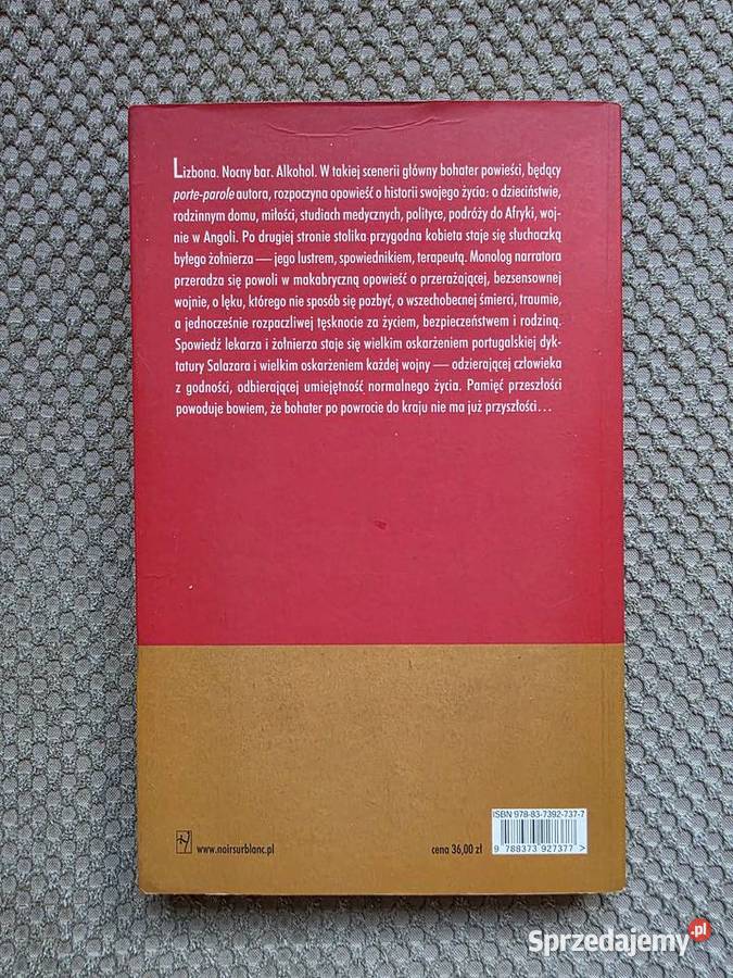 António Lobo Antunes Zadupia Kraków