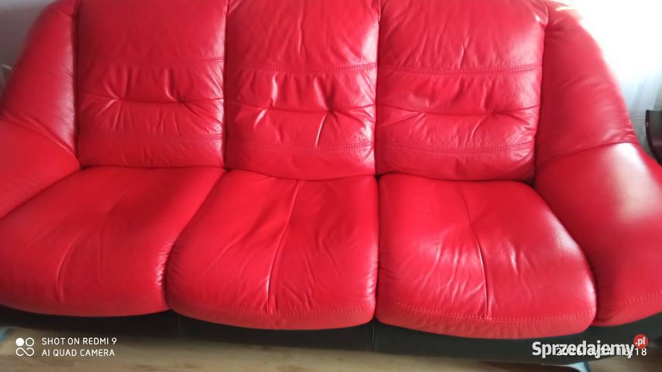 skórzane sofy wypoczynkowe Sofy i kanapy łódzkie Łódź
