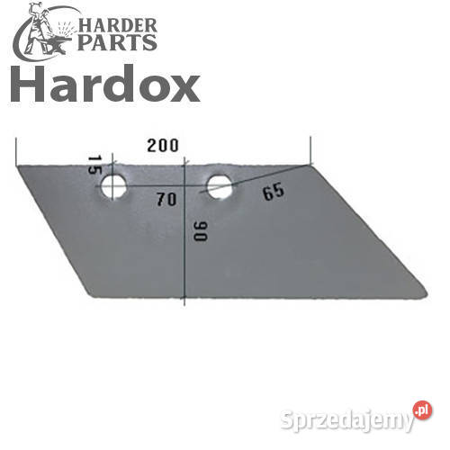 Lemiesz przedpłużka HARDOX 26018P MS1 do pługa Suwałki