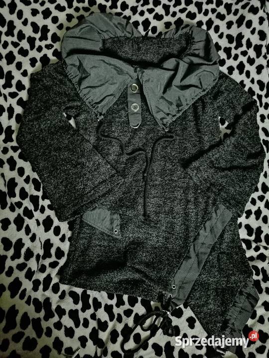 B YOUNG sweter dłuższy Ciemny szarygrafit Wkładane przez głowę  Leszno