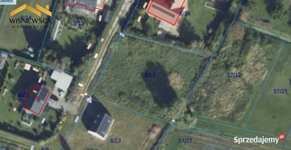 Działka 1580 m z mediami Cisy k Malborka Sprzedaż