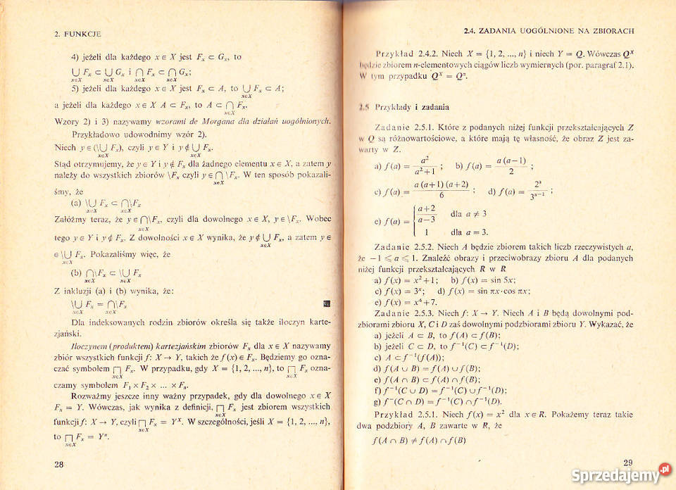 Elementy logiki teorii mnogości i algebry fa matematyka, statystyka Goleniów