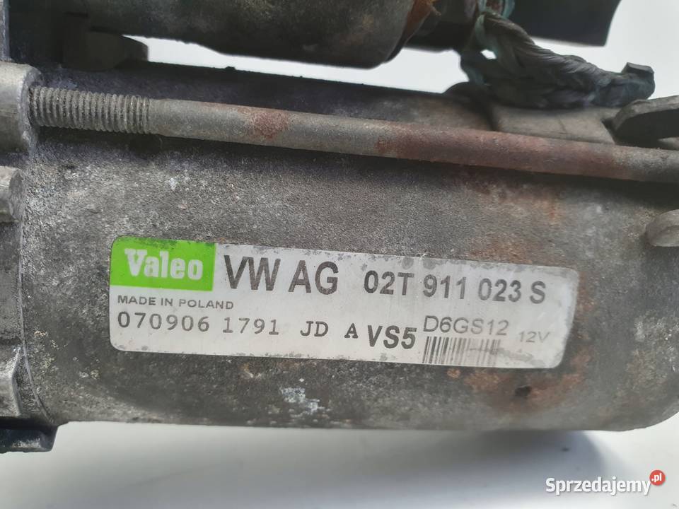 Skoda Fabia I 12 12V ROZRUSZNIK 02T911023S valeo