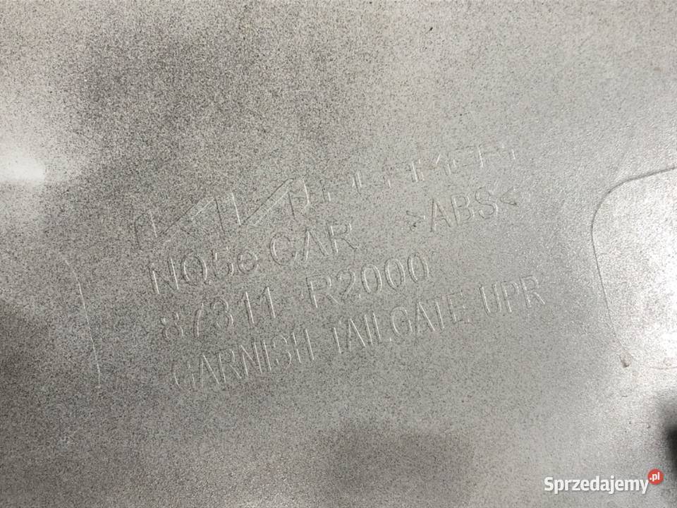 LISTWA KLAPY BLENDA KIA SPORTAGE V SUV Motoryzacja