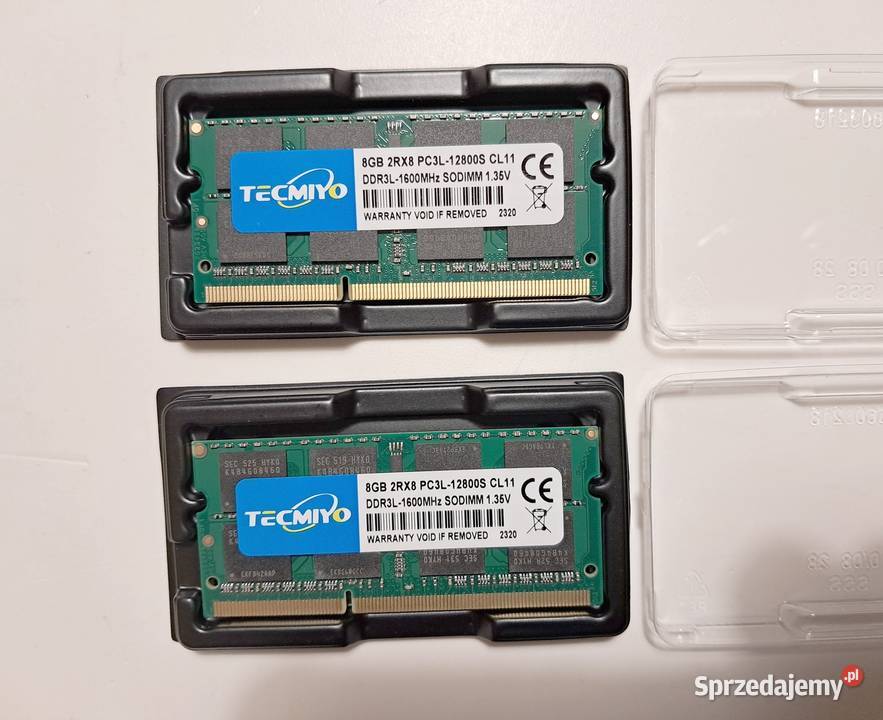 Pamięć 16GB do laptopa DDR3 małopolskie Kraków