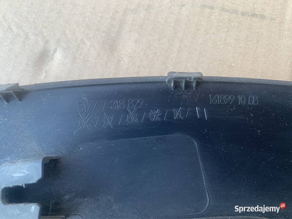 Listwa błotnika lewy tył 7318829 mini cooper f55