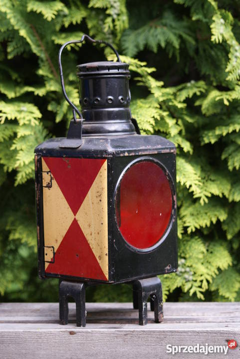 Stara lampa kolejowa naftowa Warszawa