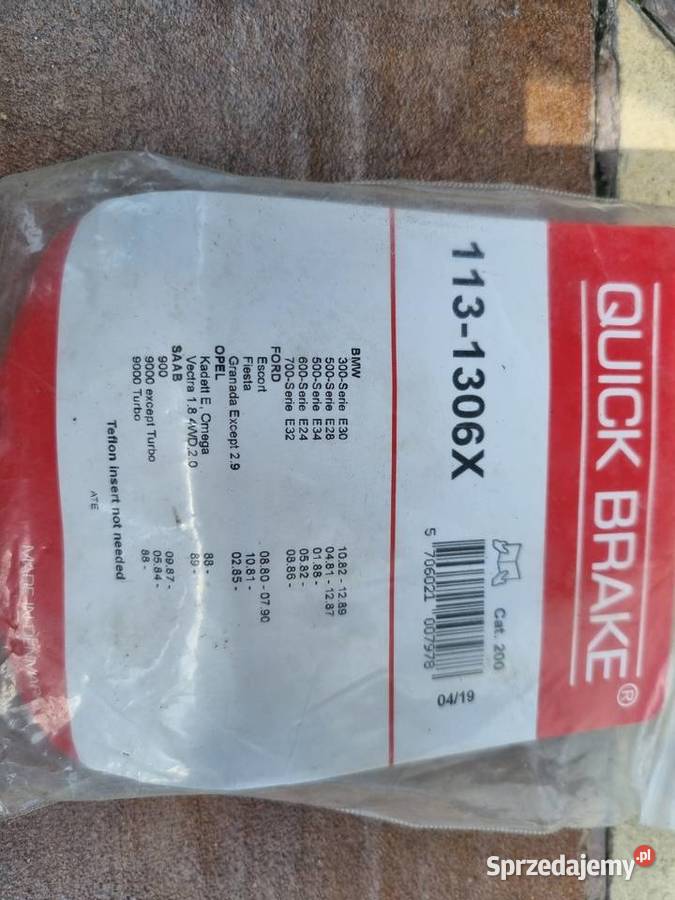 Prowadnica gumki hamulca bmw e34 pompy hamulcowe Kielce