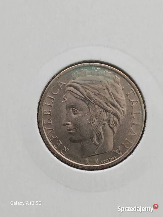 100 Lirów Włochy 1995 r FAO UNC Konin