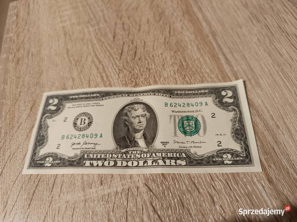 Nowy banknot dwudolarowy 2 United States of Rzeszów