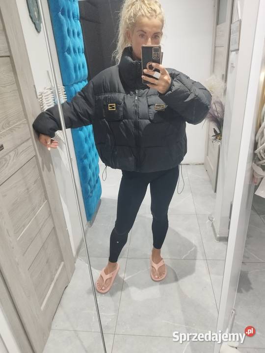 Czarna kurtka puchowa oversize Głogów sprzedam