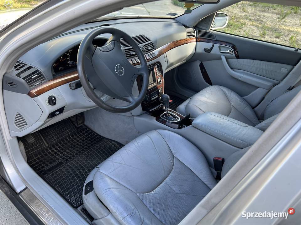 Mercedes Benz S320 WŁOCHY 8 lat w jednych rękach centralny zamek Klasa S Olkusz
