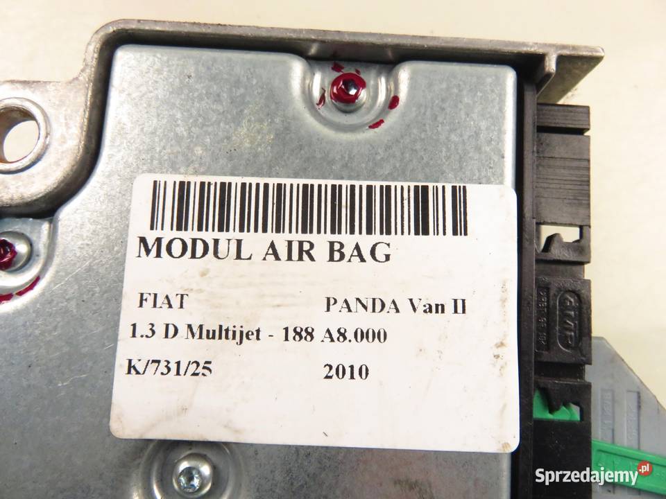 MODUŁ AIRBAG FIAT PANDA Van II 51803609