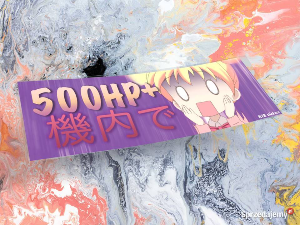 Naklejka 500HP 15 x 5 drift slap japan k13 Choroszcz sprzedam