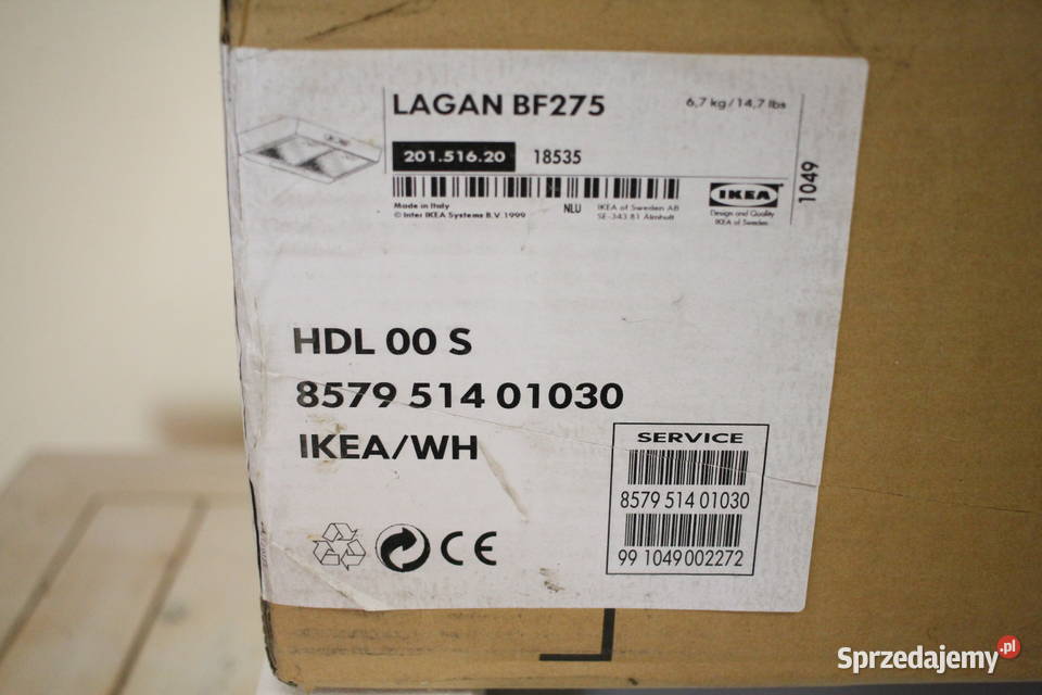 Okap LAGAN BF275 IKEA Góra