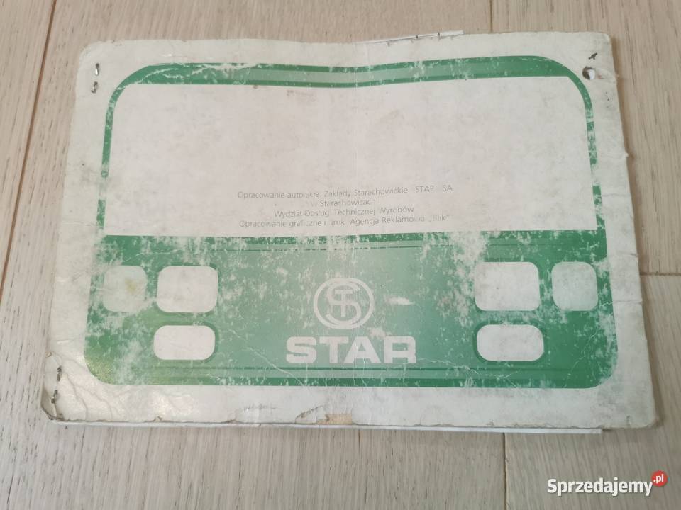Star 1142 Książka Gwarancyjna Kolekcjonerska Rzeszów