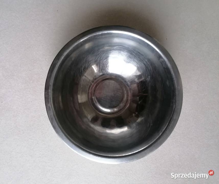 Dwie metalowe miski ze stali niedzewnej o Łódź