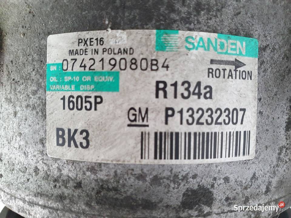 SPRĘŻARKA KLIMATYZACJI Opel Insignia 20 CDTI Chełm