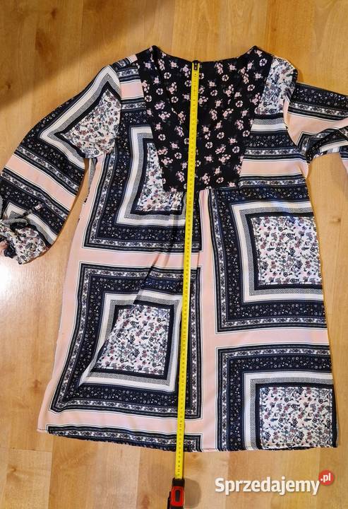 Wizytowa TUNIKA SUKIENKA w stylu indyjskim Lublin