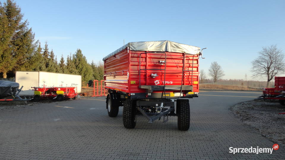 Przyczepa dwuosiowa paletowa Metafach T7113 12T Kozenin