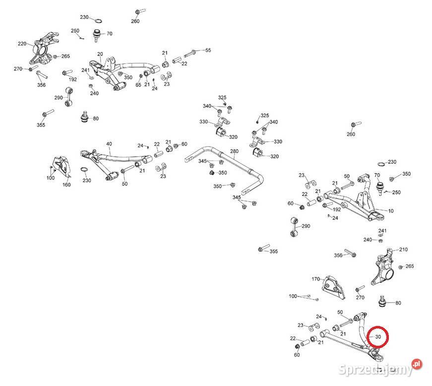 Wahacz przód lewy dół CanAm Maverick BRP Nowy Sącz sprzedam