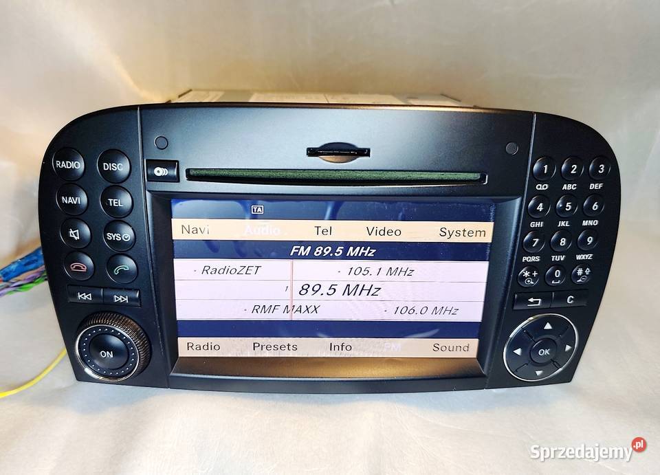 MERCEDES R230 SL COMAND NTG 25 RADIO NAWIGACJA zmieniarka Konin