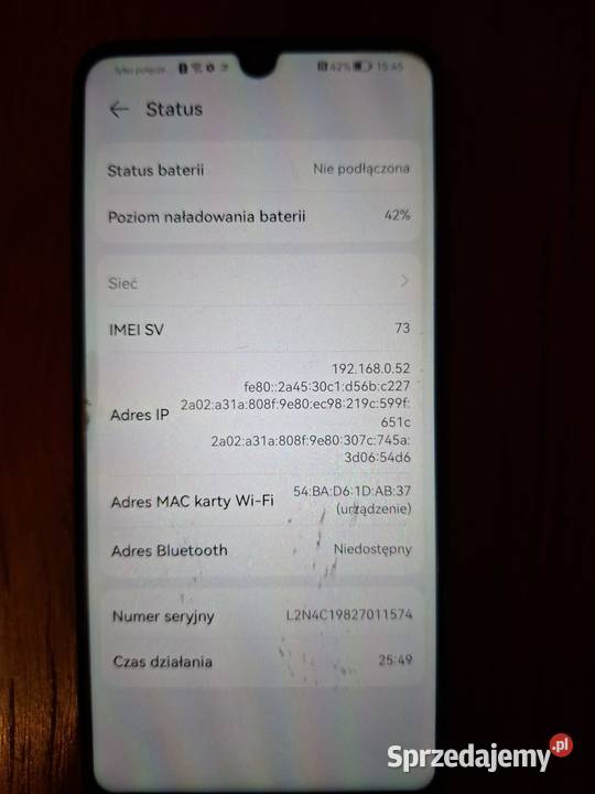 Huawei P30 lite sprawny używany Warszawa sprzedam