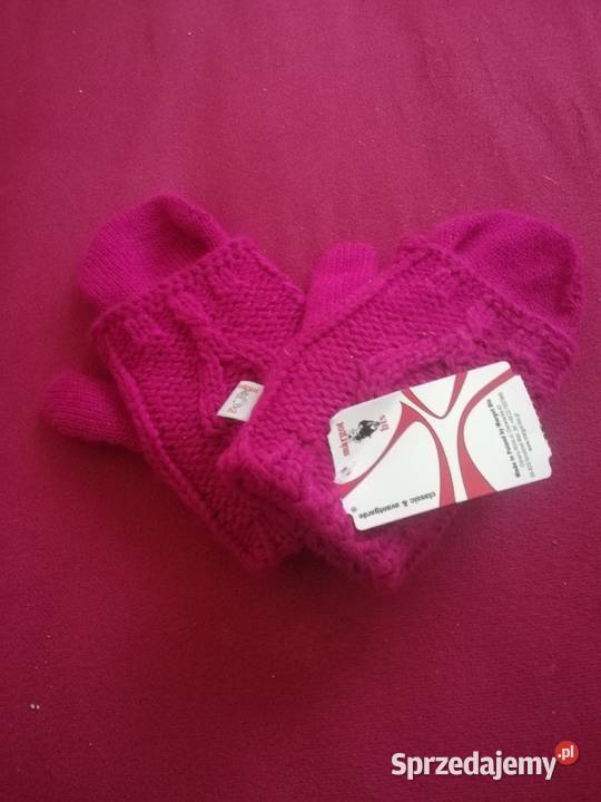 Rękawiczki dzieci dziewczynki podwójnie Łódź