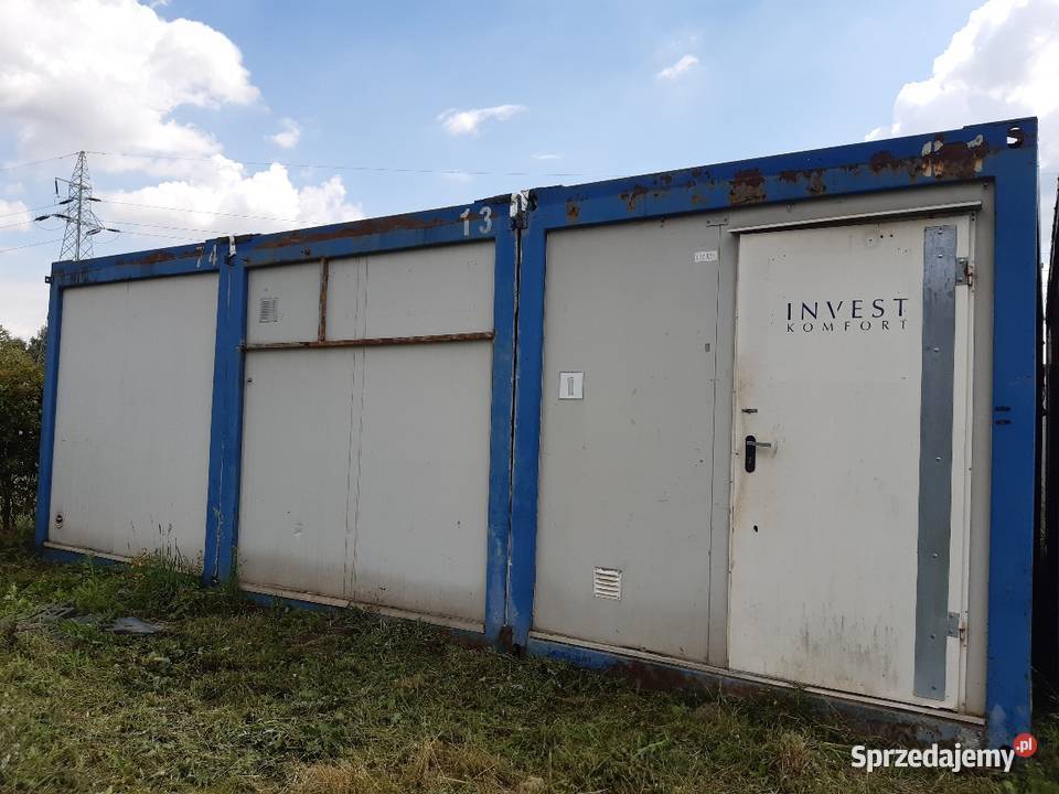 Zestaw 3 kontenerów trio kontener szatniowy Swarzędz