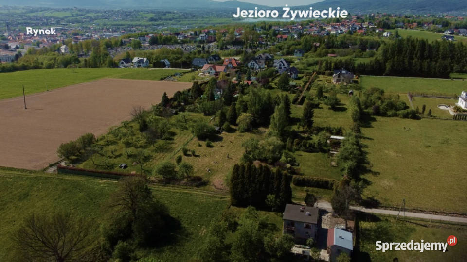 Dwie działki budowlane o łącznej pow 3200 m w Żywiec